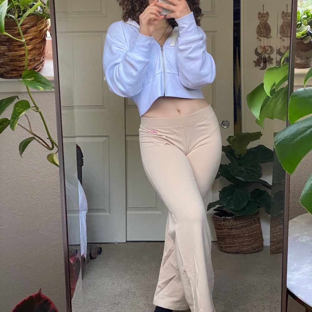 Vintage Sideout Nude/Tan Flare Sweat Pants
